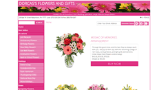 Desktop Screenshot of dorcasflowersandgifts.com