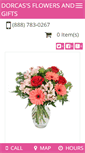 Mobile Screenshot of dorcasflowersandgifts.com